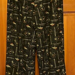 NFL Broncos Kids Pajama Bottoms - Black and Gold